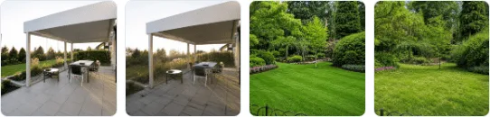 Job photo gallery with before and after photos